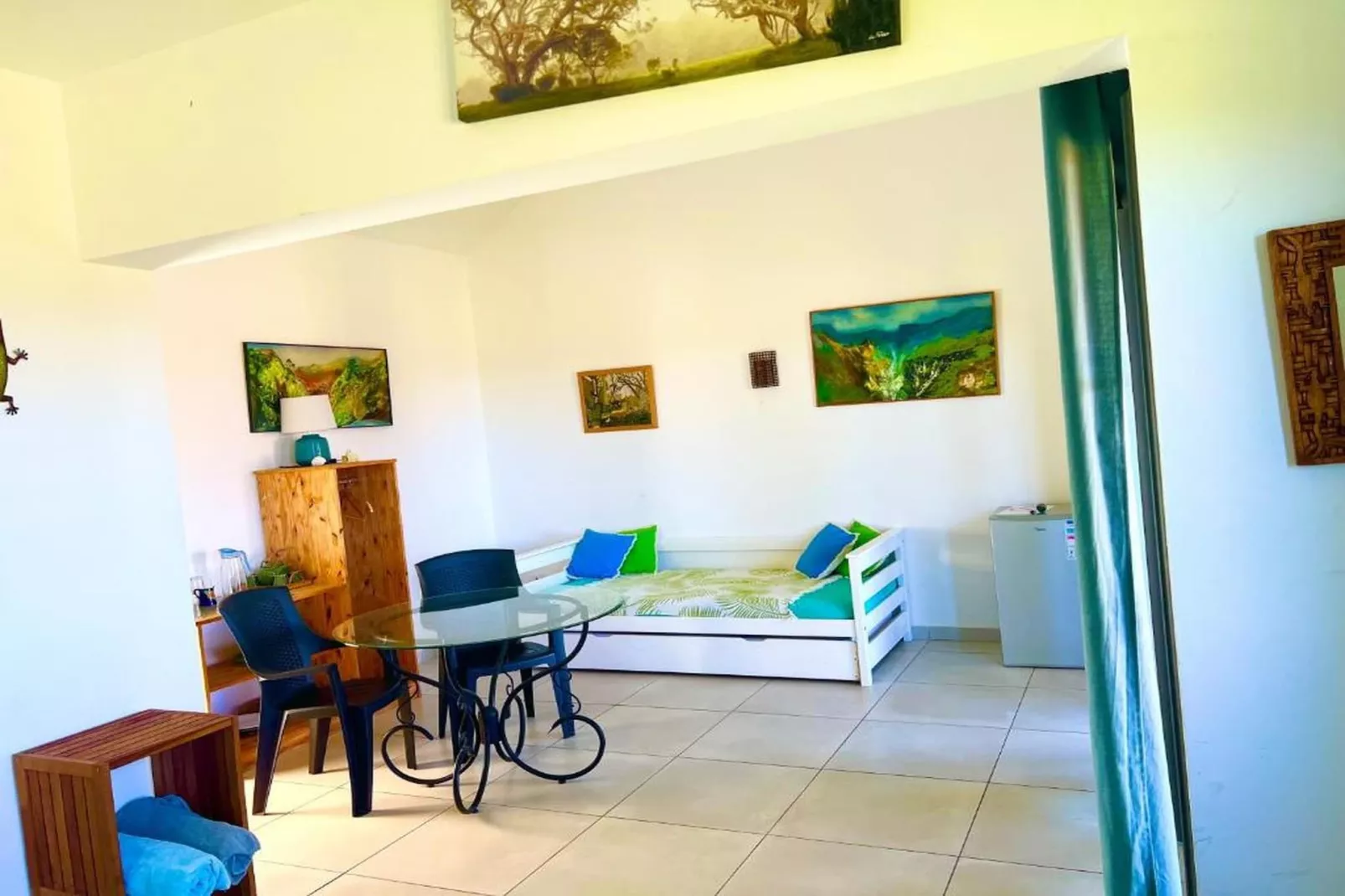 Cap Vanisa/Appartement 1 Chambre-Woonkamer