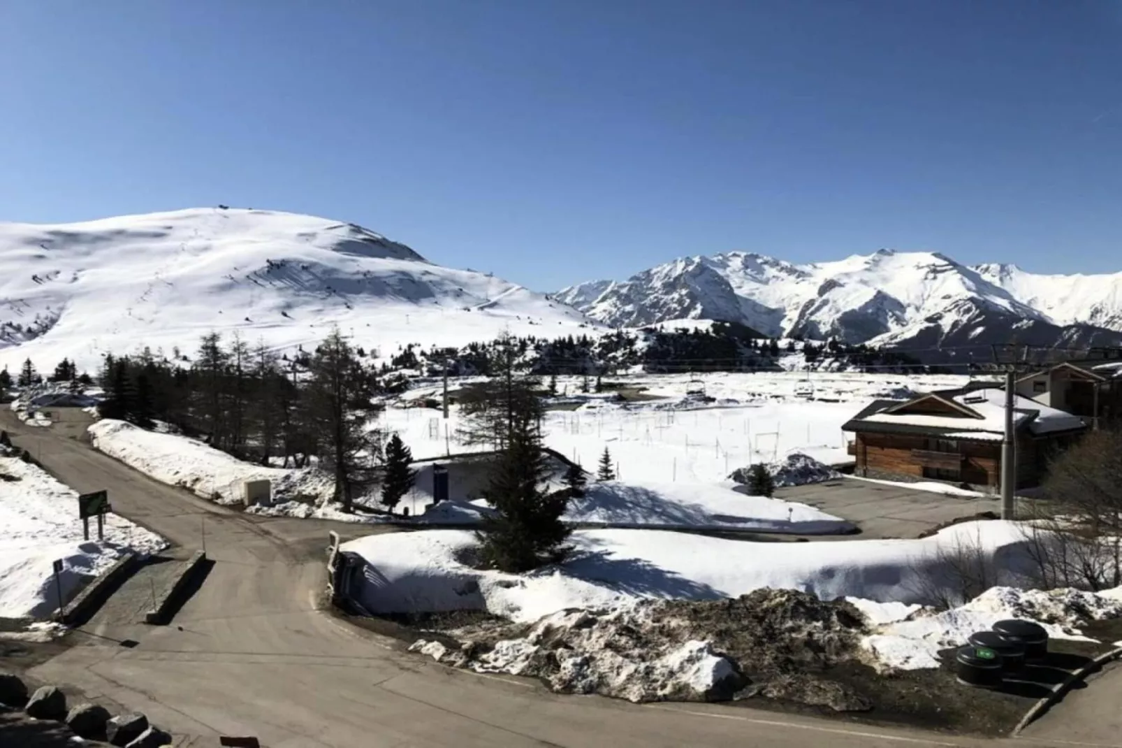 Chalet Lièvre Blanc-Gebied winter 20km