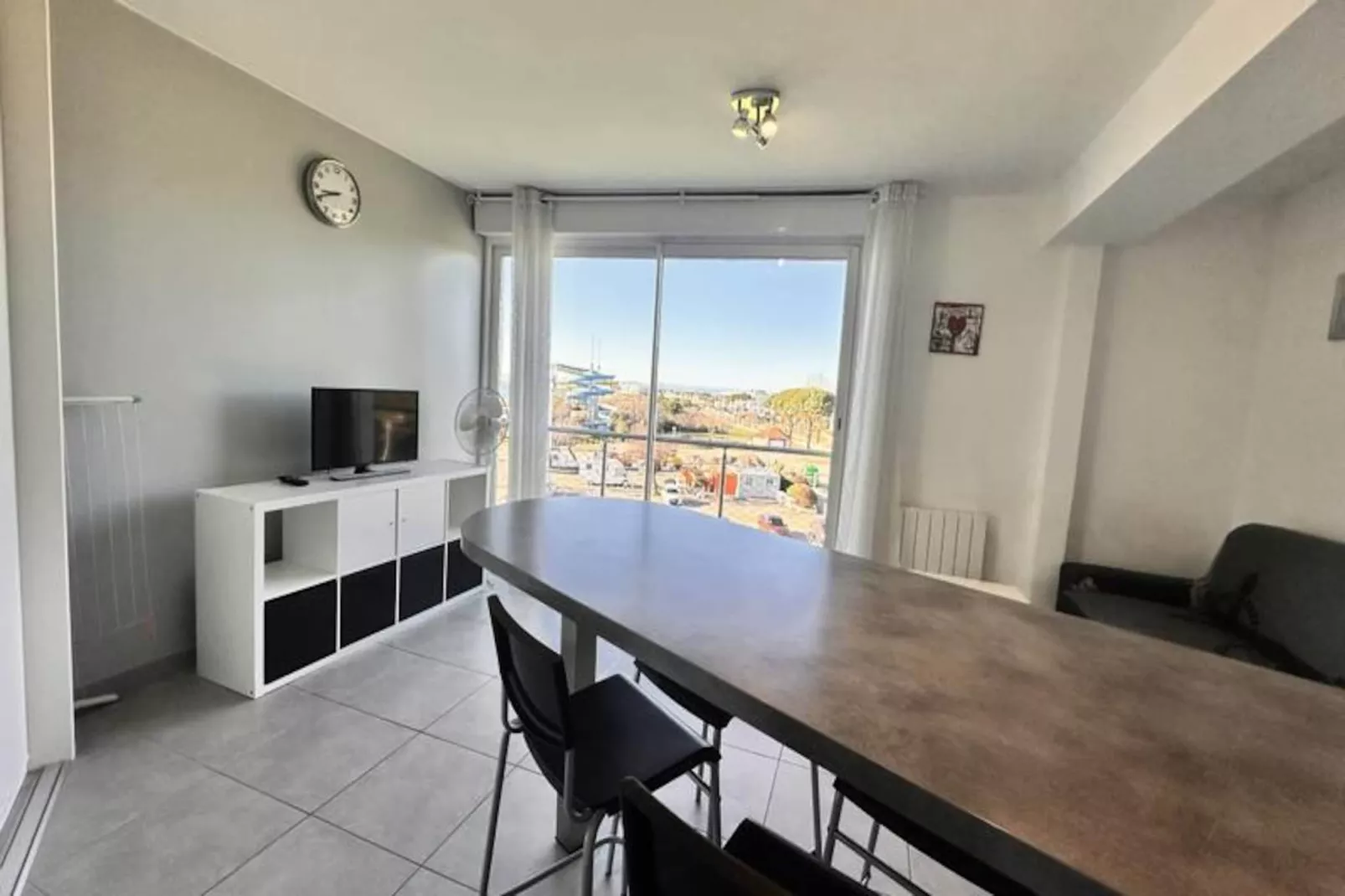 Résidence Les Pieds Dans Le Sable:  Appartement Vue Mer 1 Chambre 1 Cabine-Niet-getagd