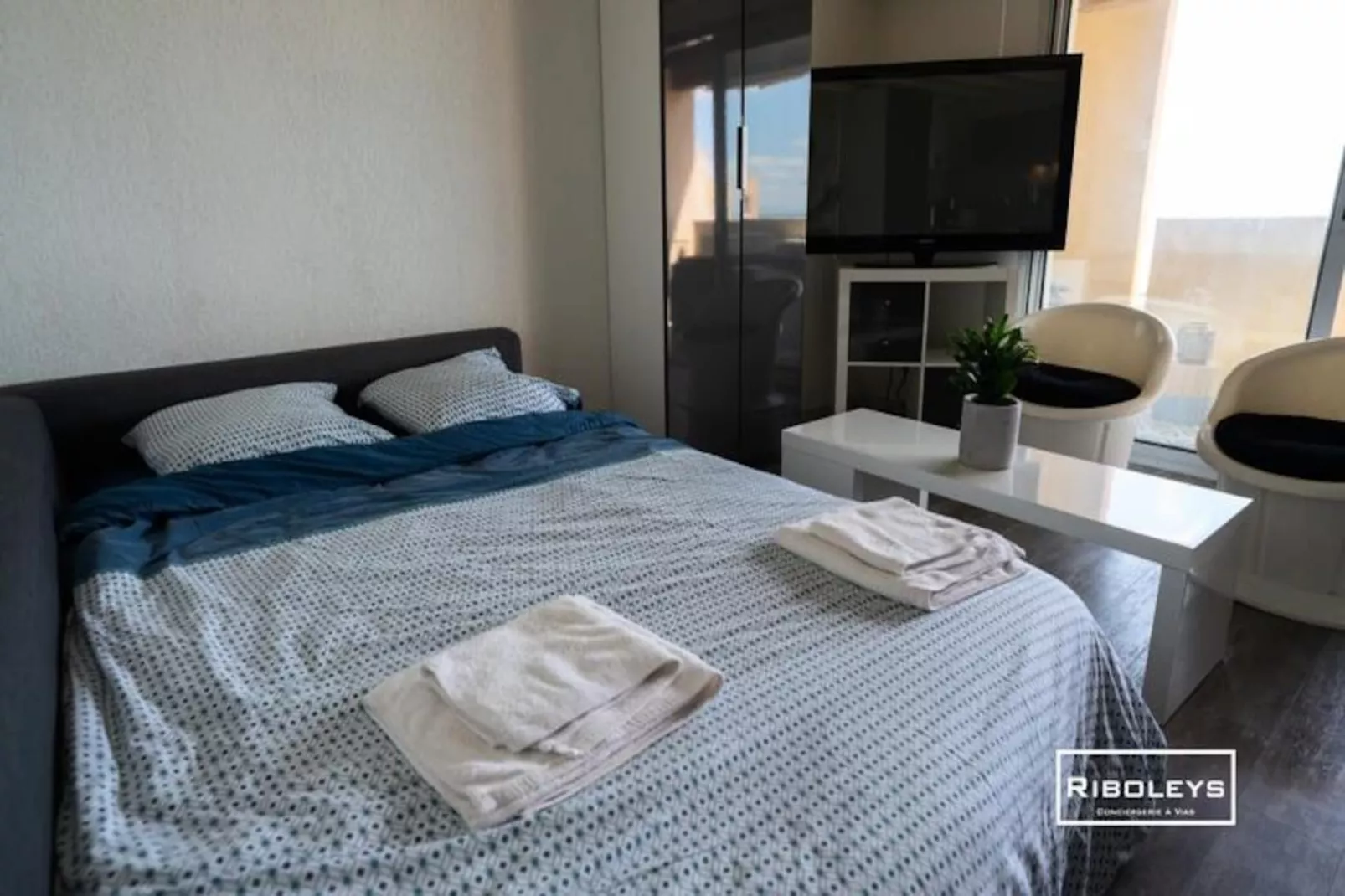 Vias-plage - Appartement Climatis&eacute; Avec Piscine Face &agrave; La Mer-Niet-getagd