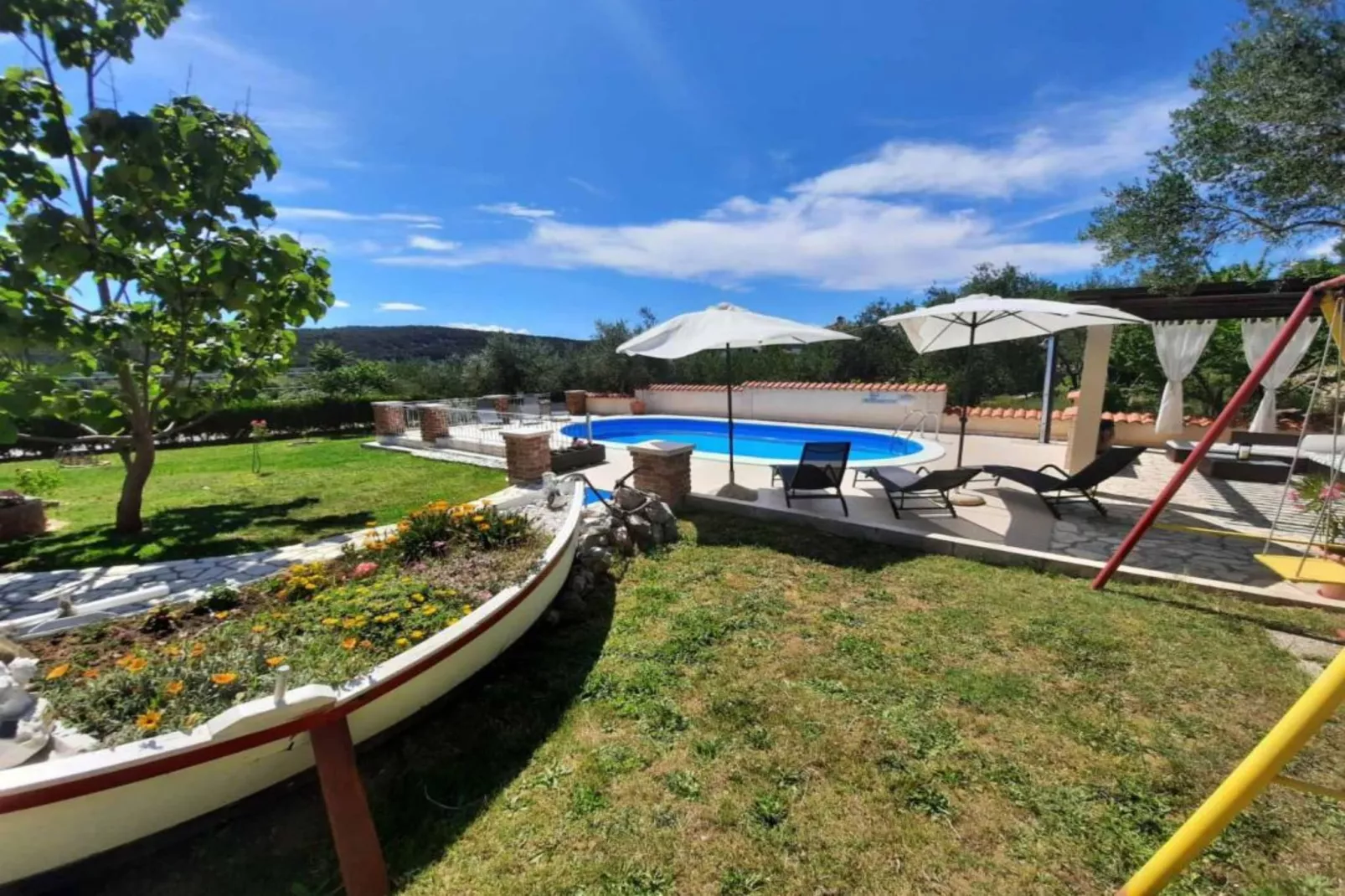 Apartments Matušan Kampor Rab - Two Bedroom Apartment With Balcony (A2)-Buitenlucht