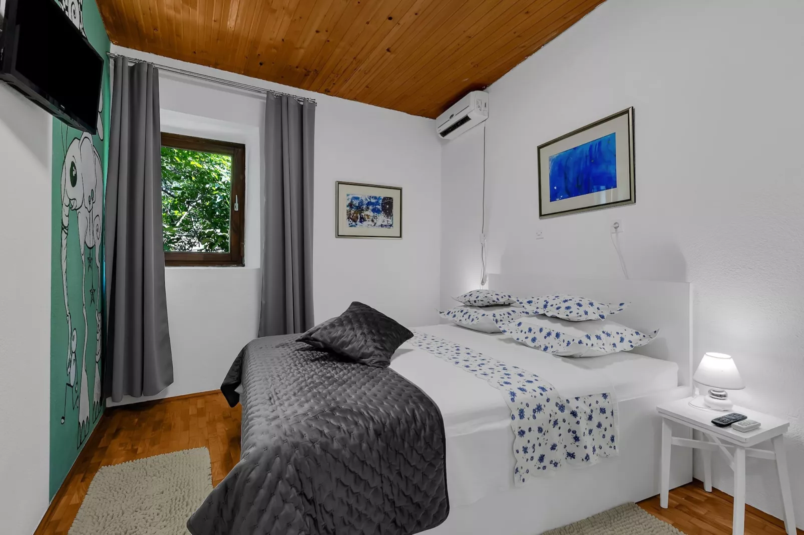 Apartments Kata - Three Bedroom Apartment with Balcony-Slaapkamer