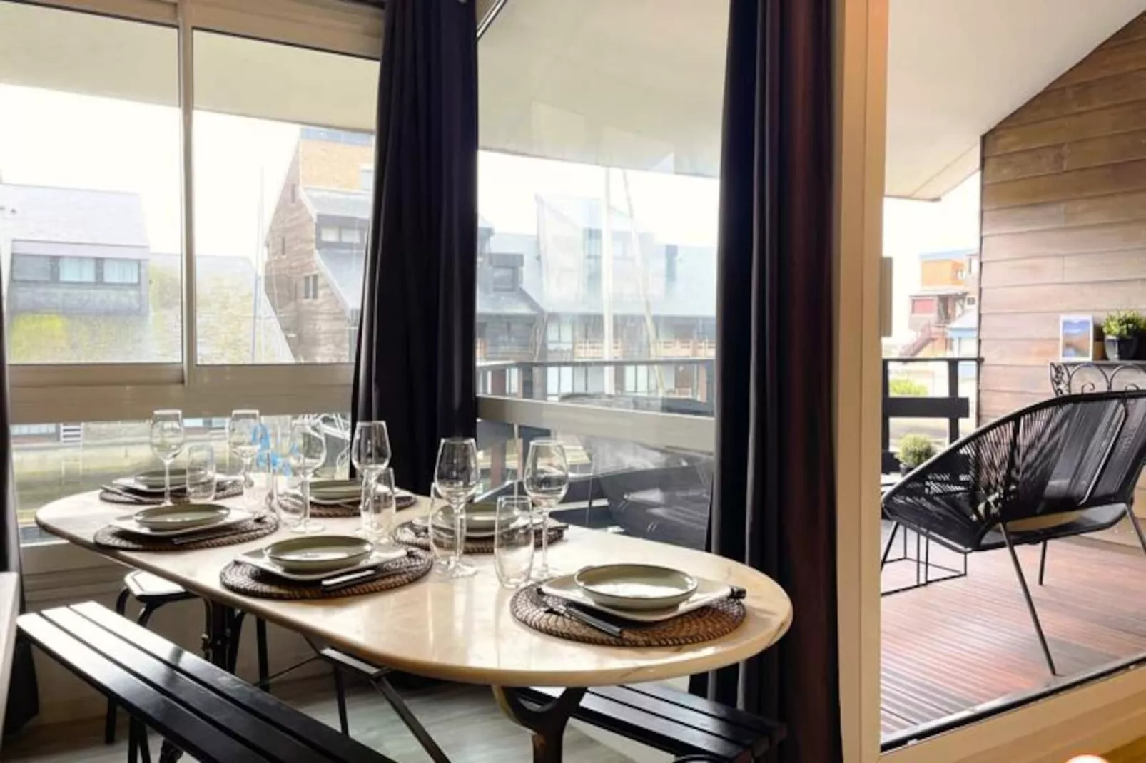 ⚫ Le Black Pearl - Terrasse, Vue Marina-Niet-getagd