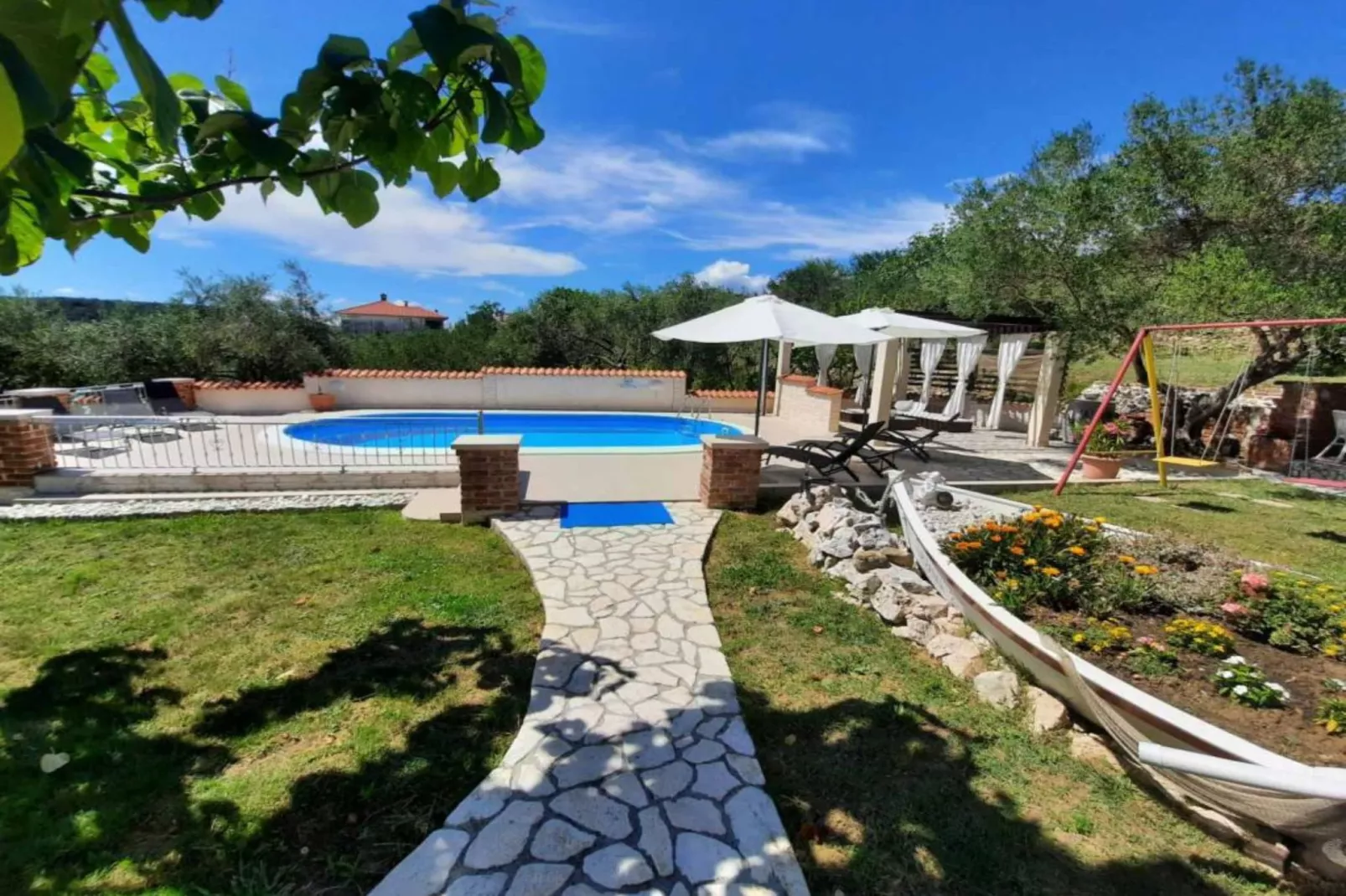 Apartments Matušan Kampor Rab - Two Bedroom Apartment With Balcony (A2)-Buitenlucht