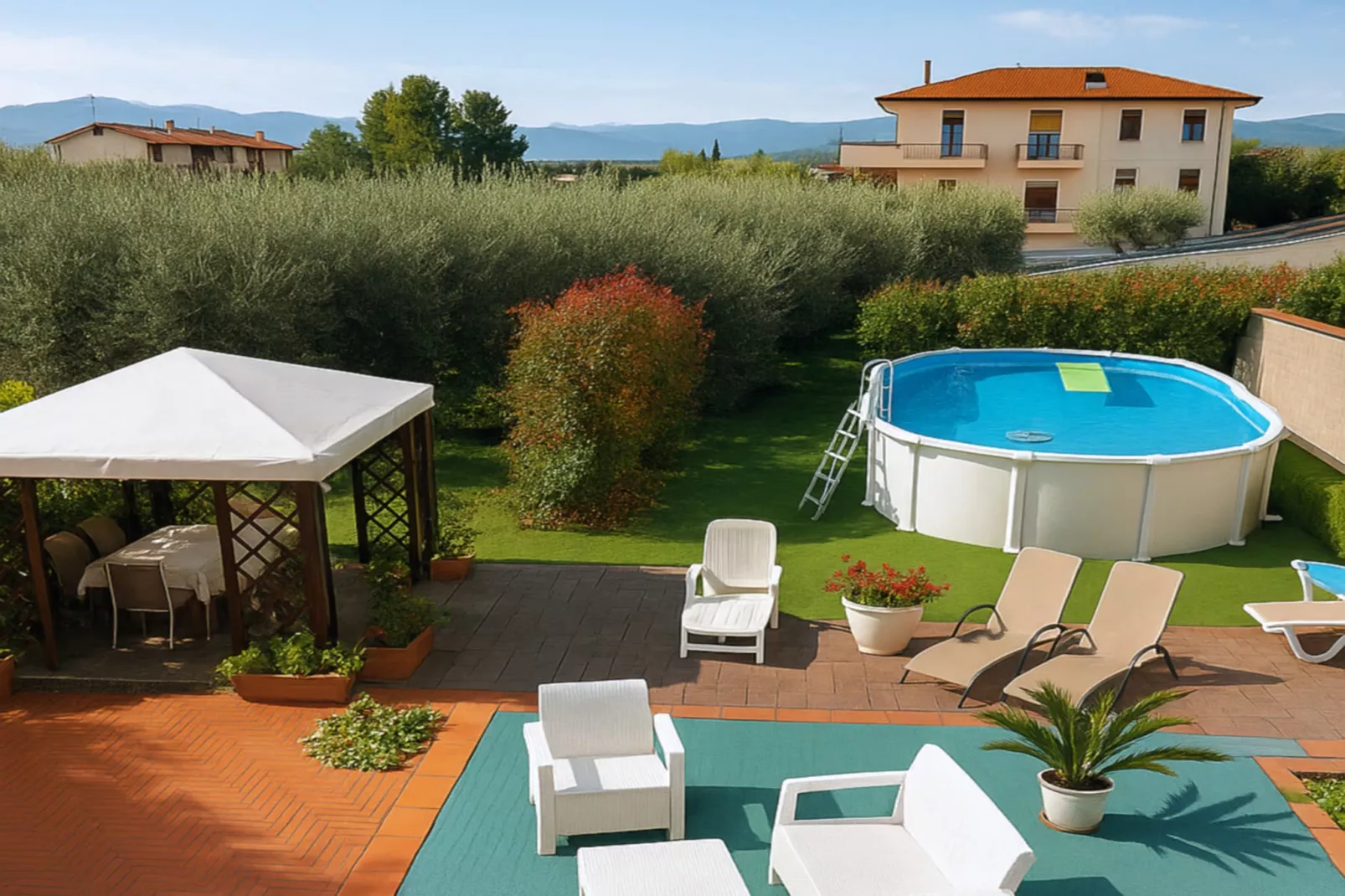 Casa di Marta-Uitzicht zomer