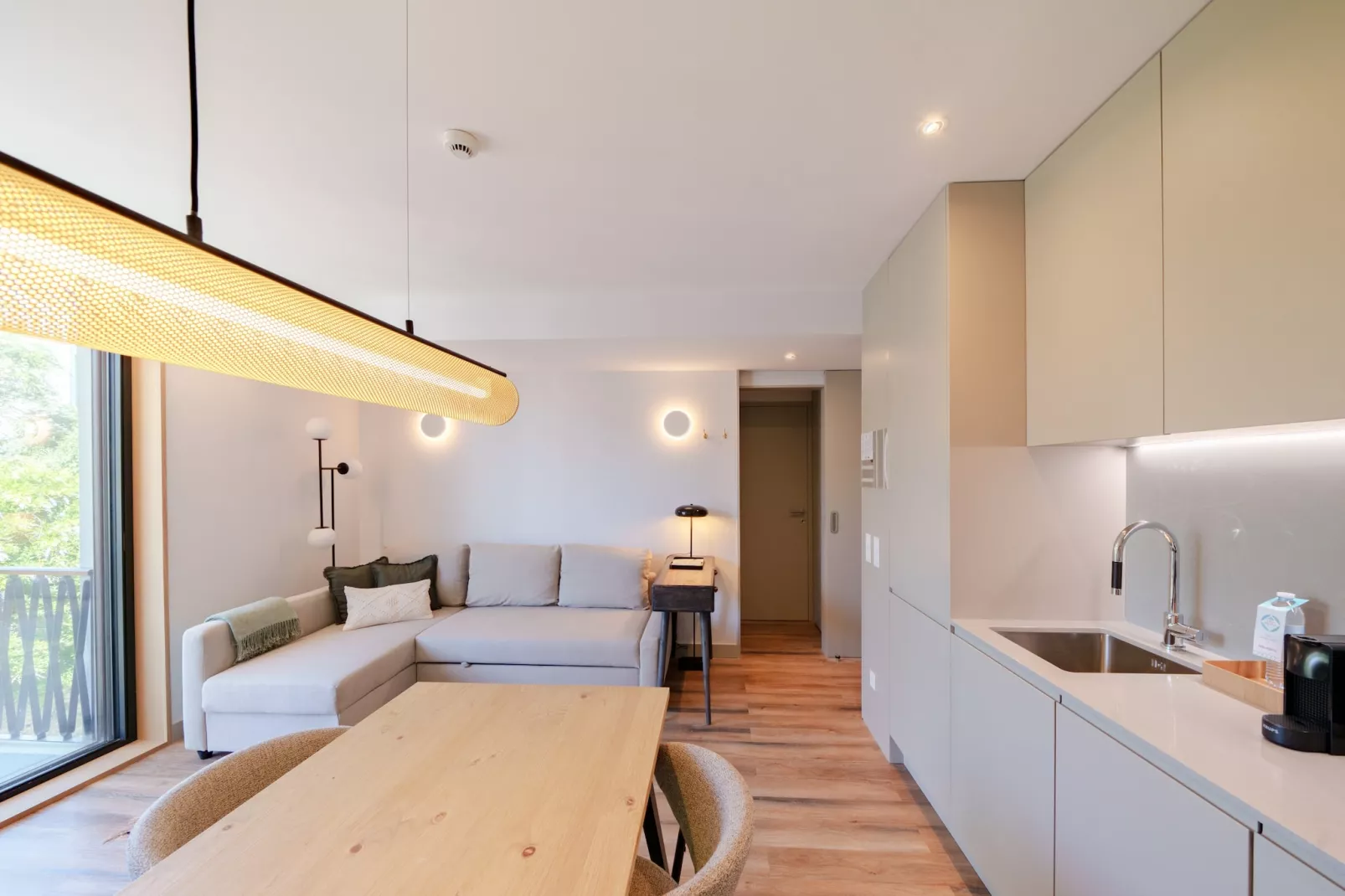 Feel Porto Firmeza Coworking & Flat 4.1-Keuken