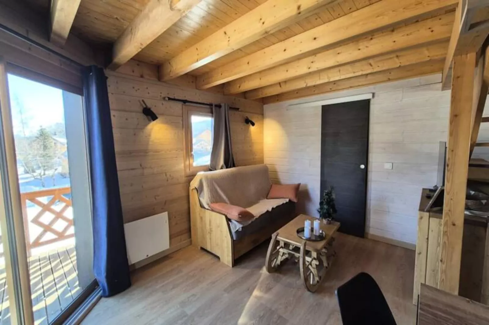 Chalet Nordique Pour 6 Personnes à La Féclaz - Piscine été-Niet-getagd