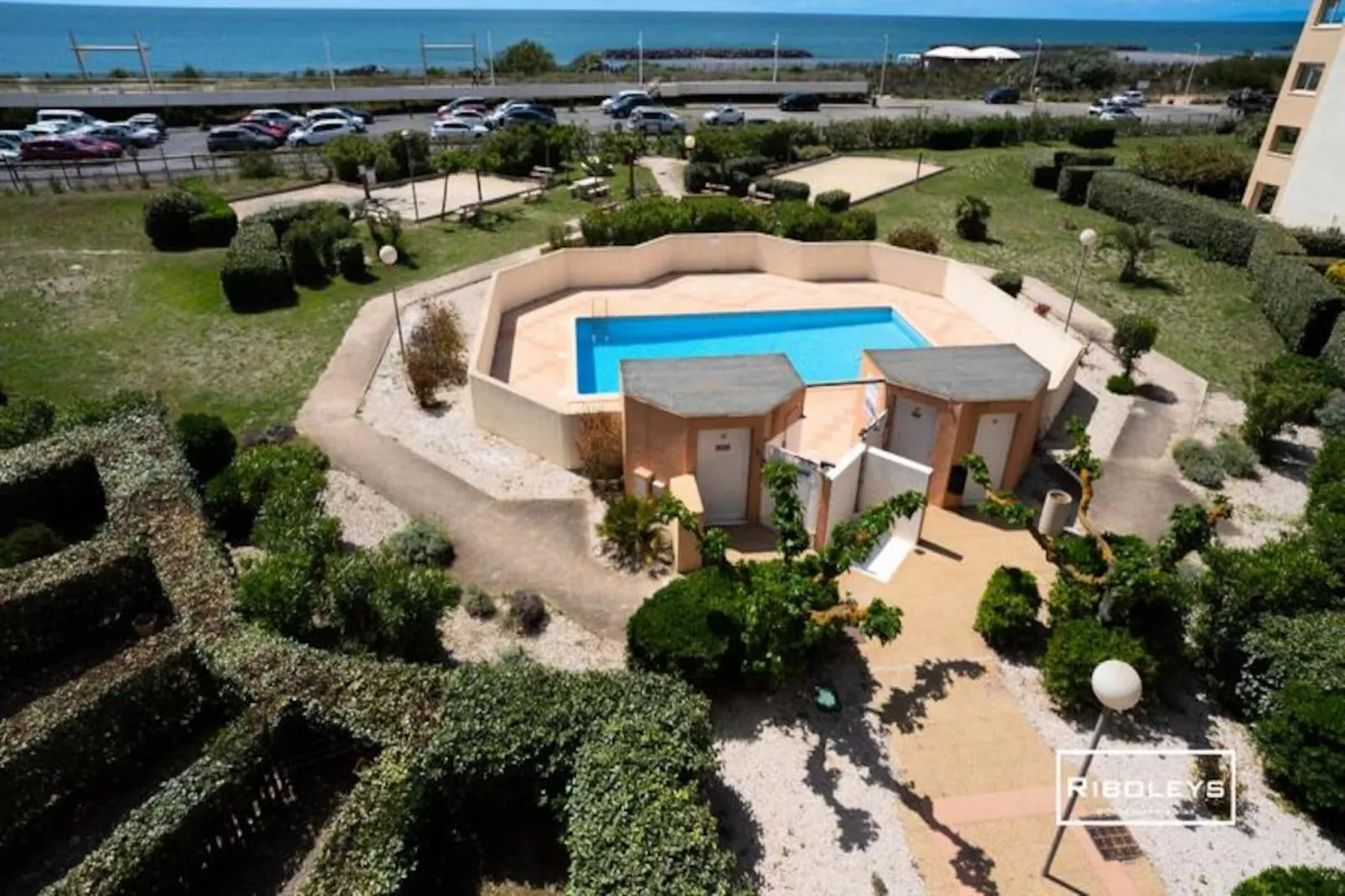 Vias-plage - Appartement Climatis&eacute; Avec Piscine Face &agrave; La Mer-Niet-getagd