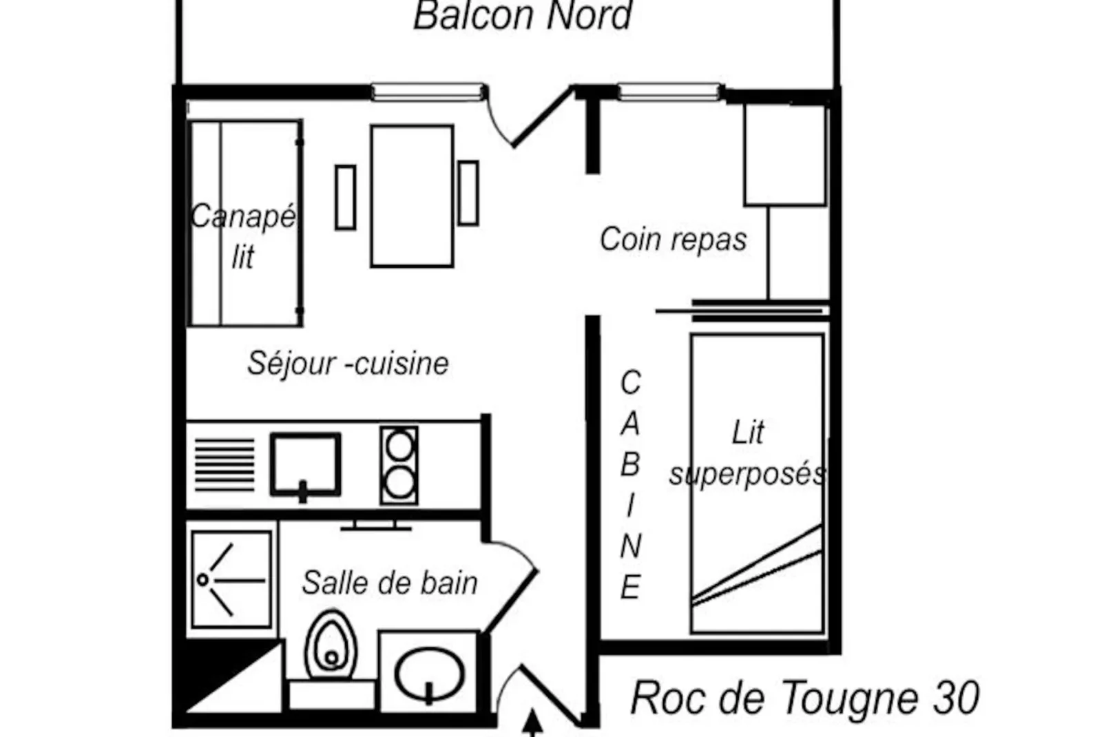 Résidence Roc De Tougne-Niet-getagd