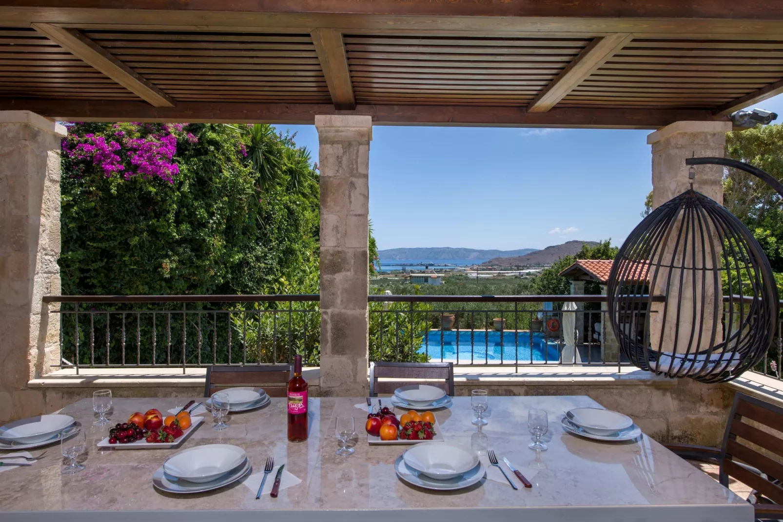 Villa Arhontariki 8prs-Terrasbalkon