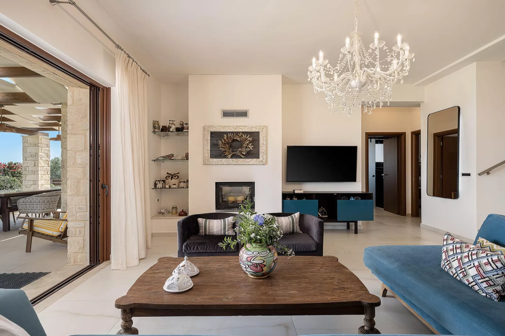 Villa Aloni 5prs-Woonkamer