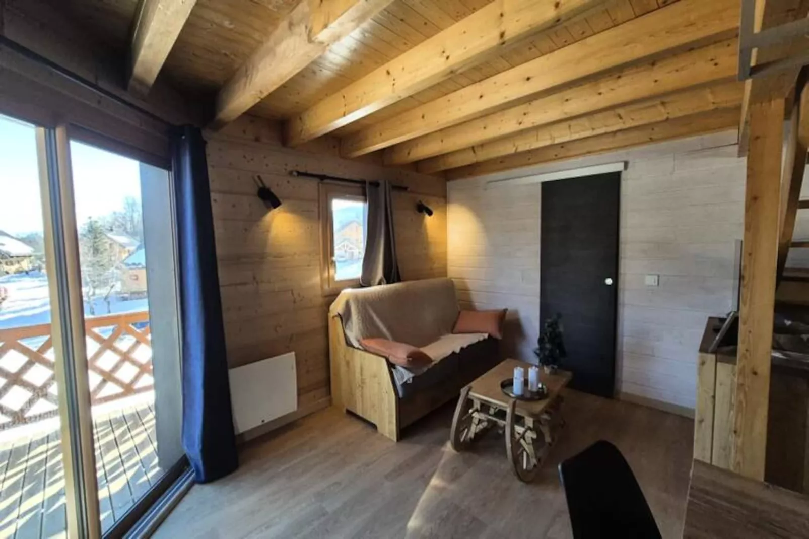 Chalet Nordique Pour 6 Personnes à La Féclaz - Piscine été-Niet-getagd