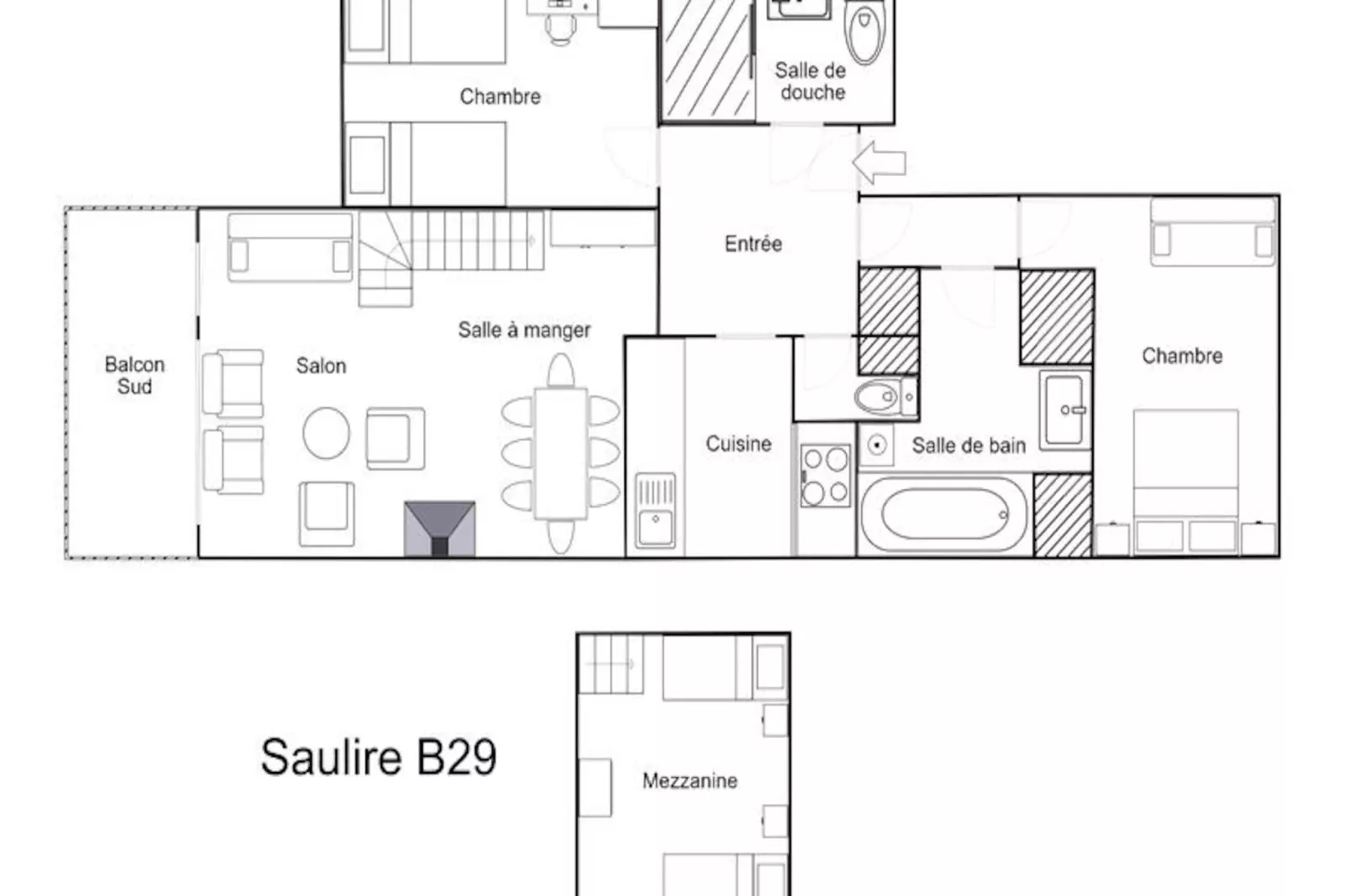 Résidence Saulire-Niet-getagd