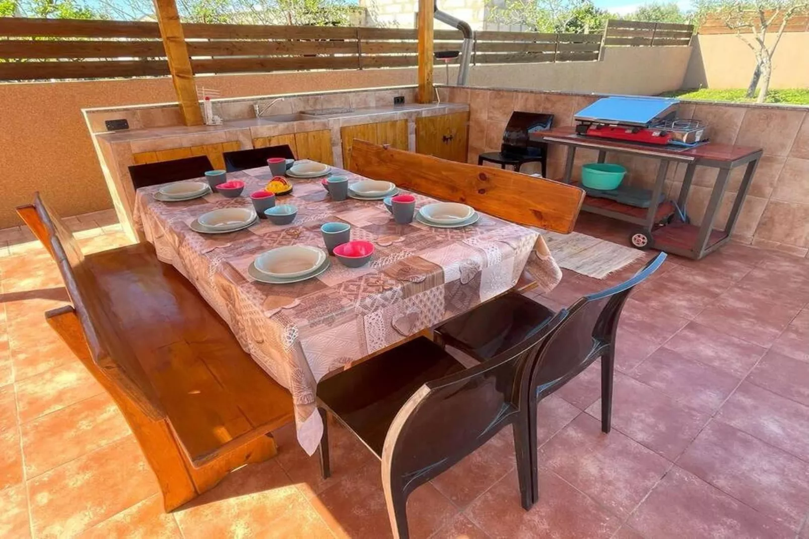 Villa Rosa Apartman-Terrasbalkon