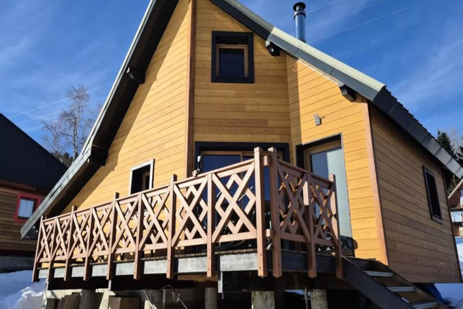 Chalet Nordique Pour 6 Personnes à La Féclaz - Piscine été-Niet-getagd