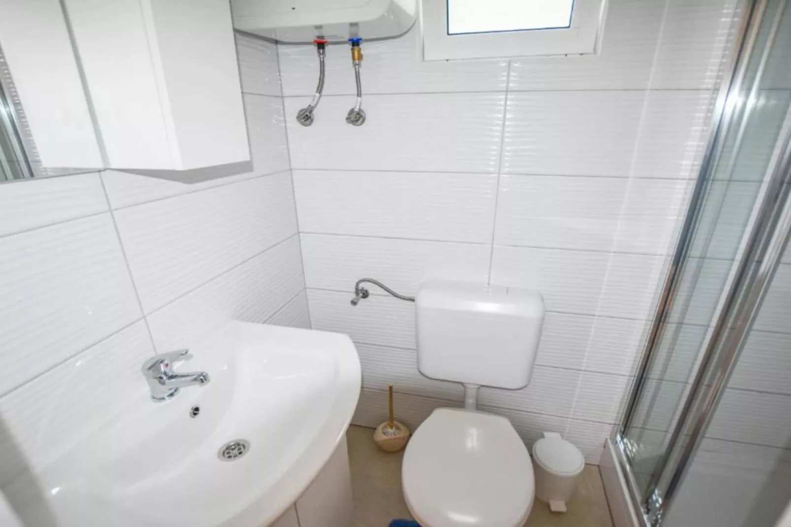 Camping Mobile Homes Bella Vita-Badkamer