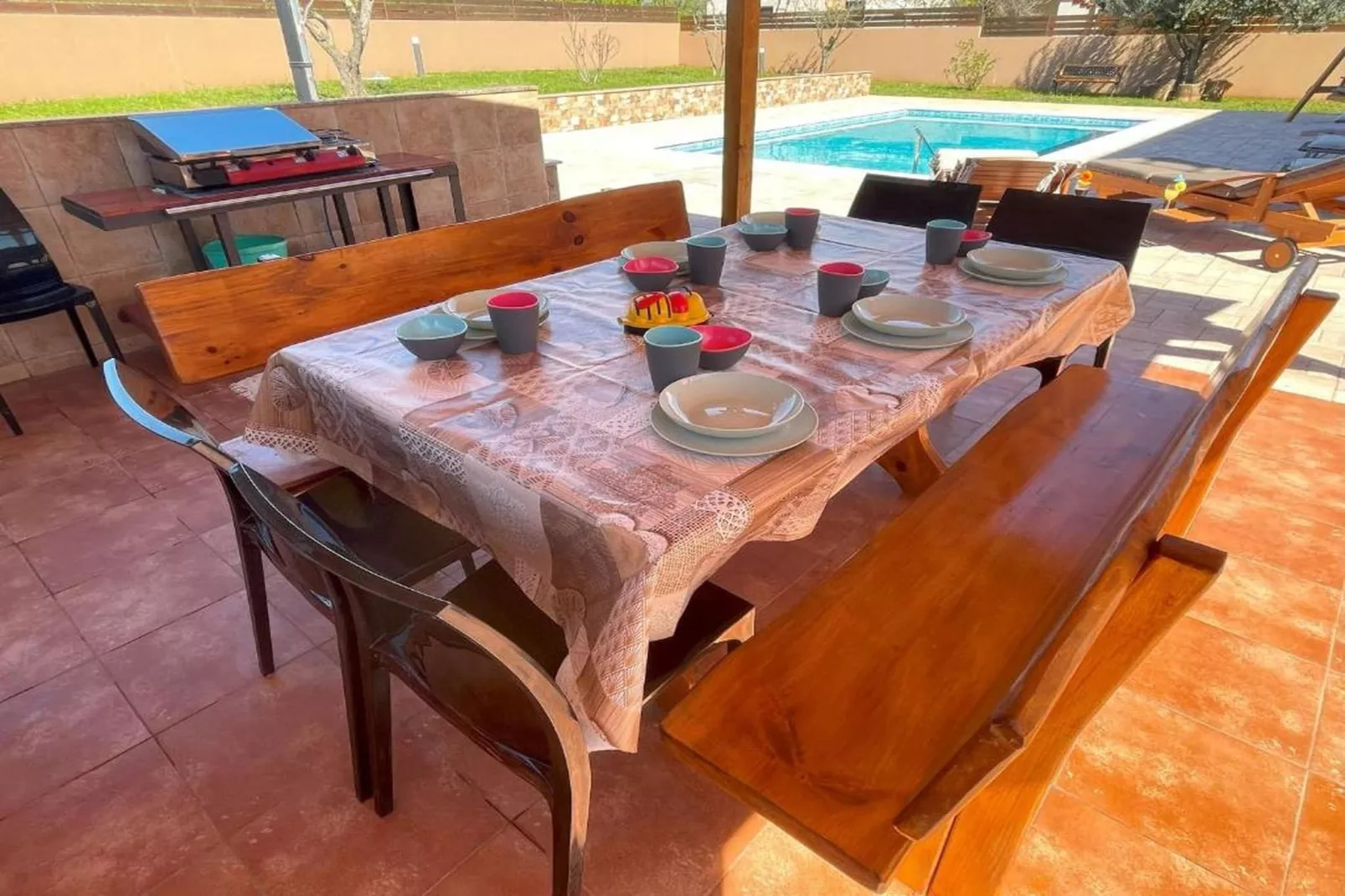 Villa Rosa Apartman-Terrasbalkon