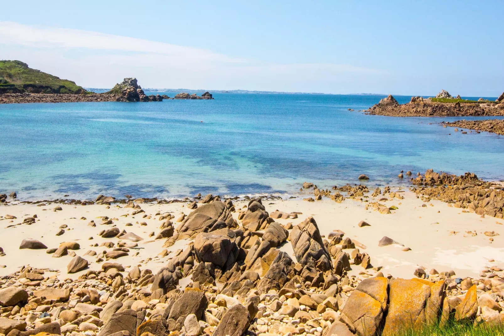 Granitsteinhaus in Guimaëc-Gebieden zomer 20km