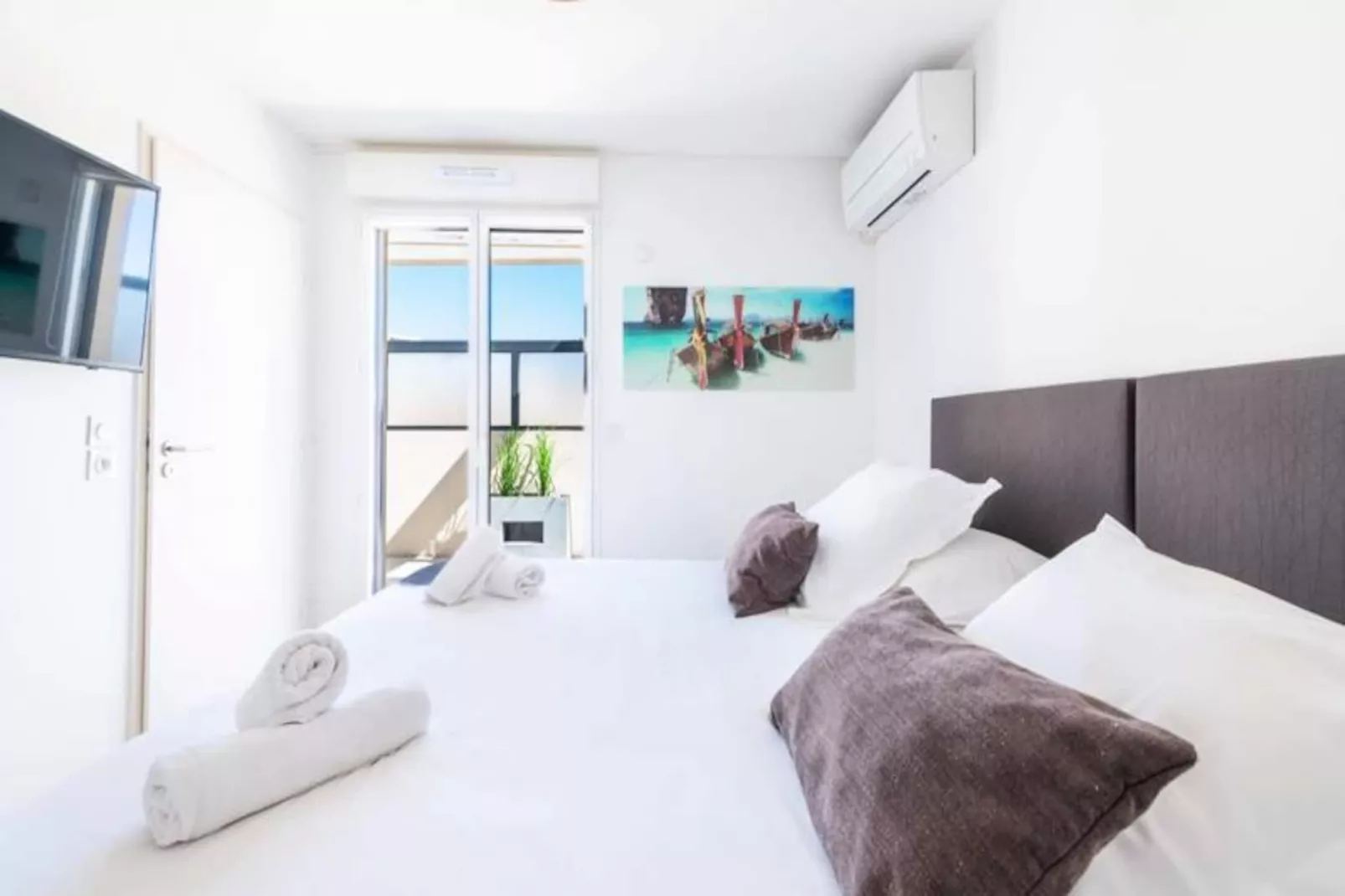Résidence 4p Rooftop Avec Jacuzzi & Parking, Cannes-Niet-getagd