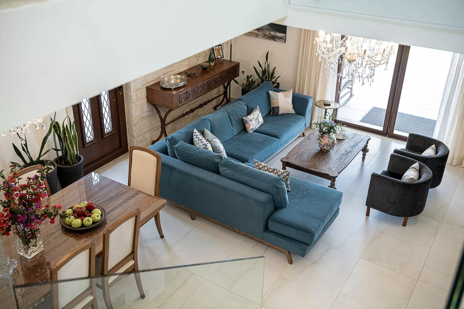 Villa Aloni 4prs - Woonkamer