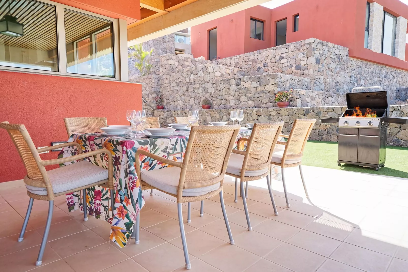 Piedra Amarilla 8 pax-Terrasbalkon