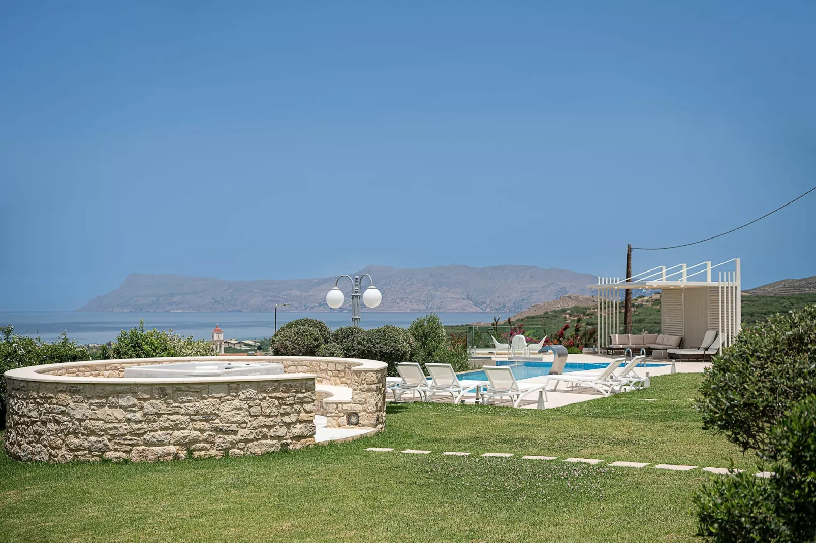 Villa Aloni 8prs-Tuinen zomer