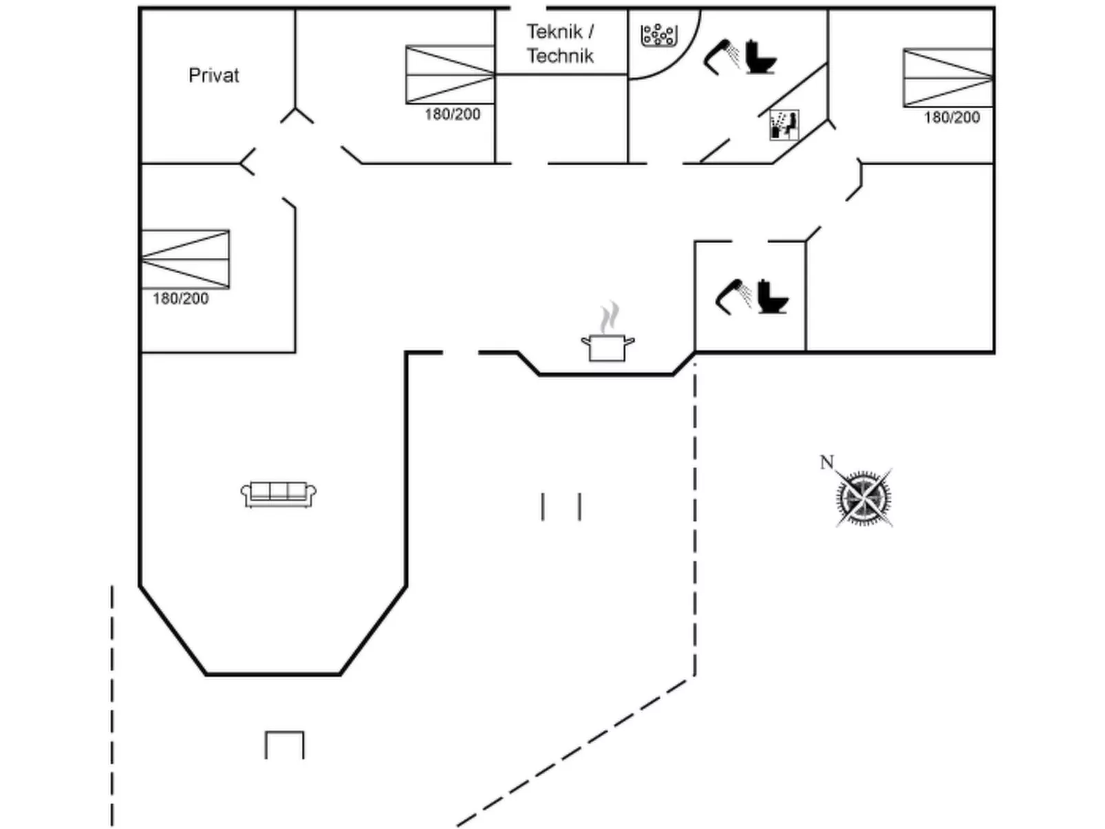 "Esben" - 11km from the sea-Binnen