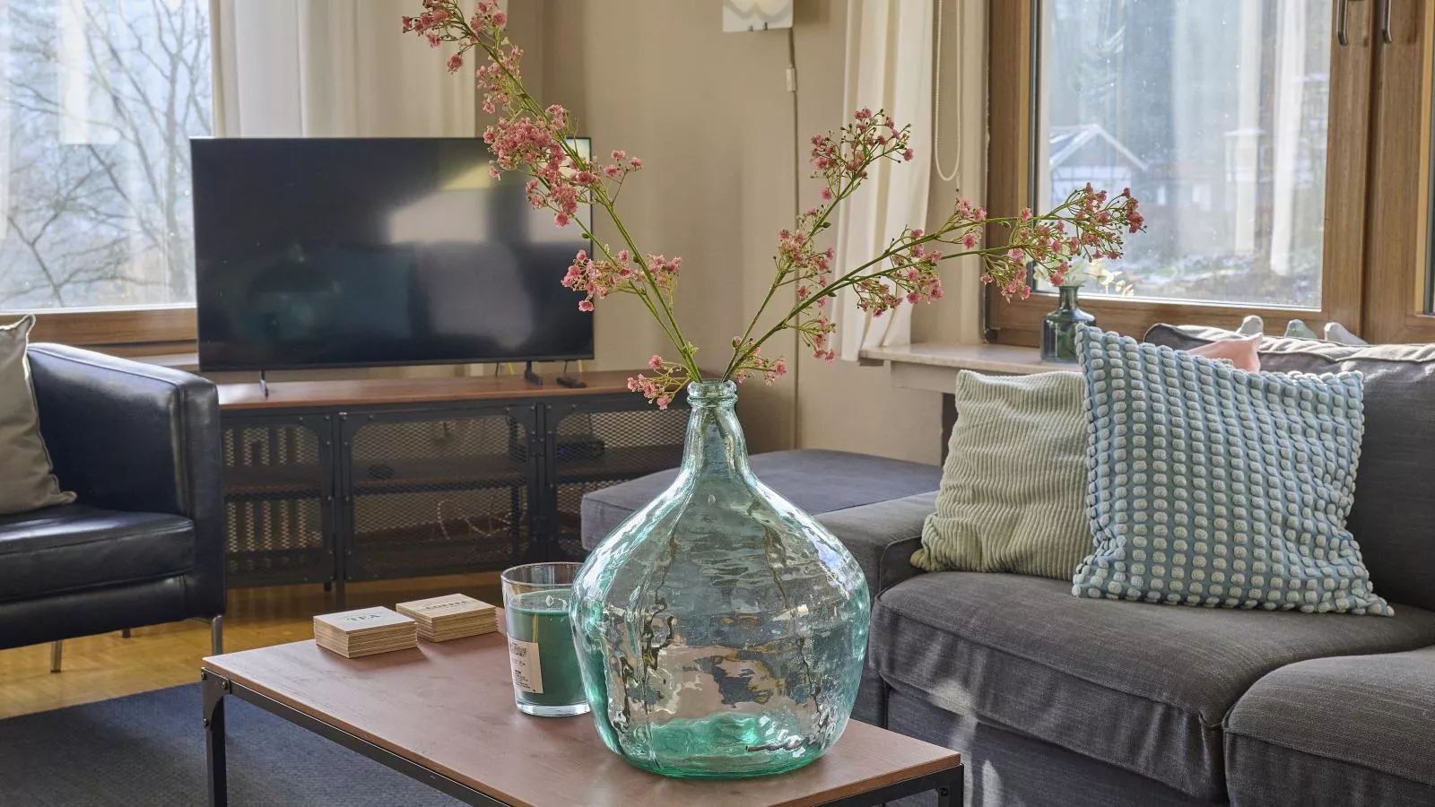 Kurhaus am Nordenau-Woonkamer