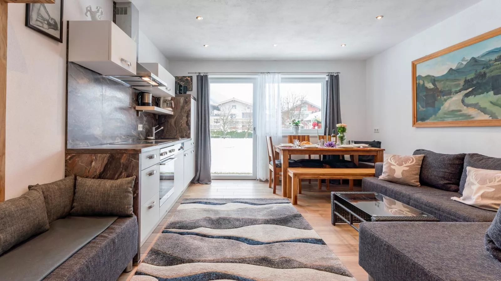 Smaragdherz-Woonkamer