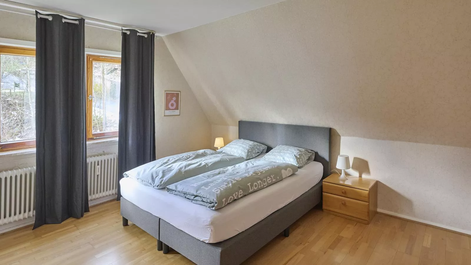 Kurhaus am Nordenau-Slaapkamer