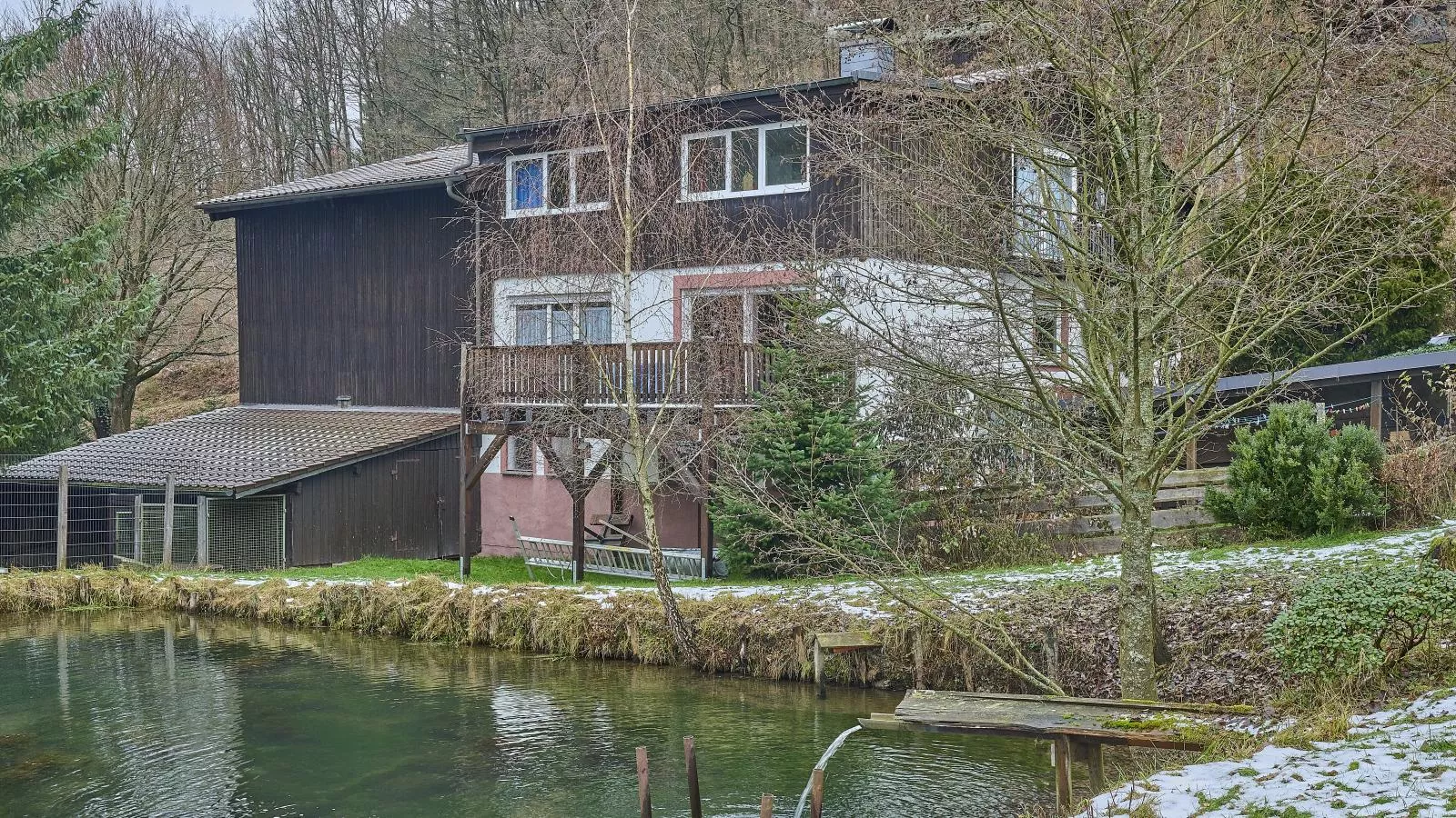 Am Damwildgehege II-Exterieur winter