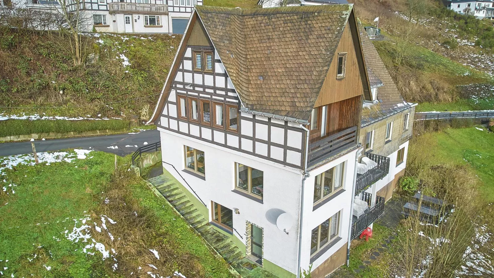 Kurhaus am Nordenau-Exterieur winter