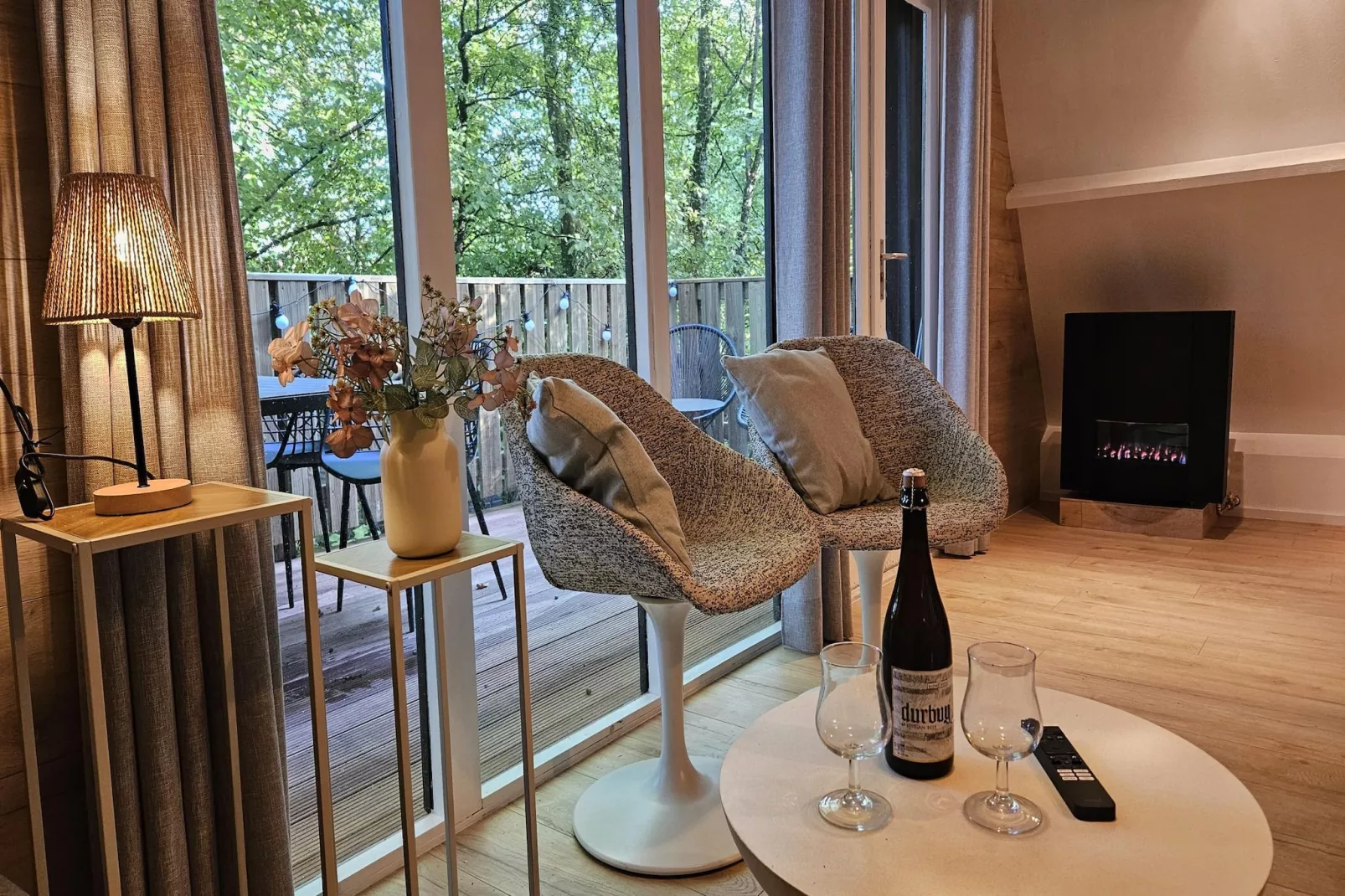 Chalet no 57-Woonkamer