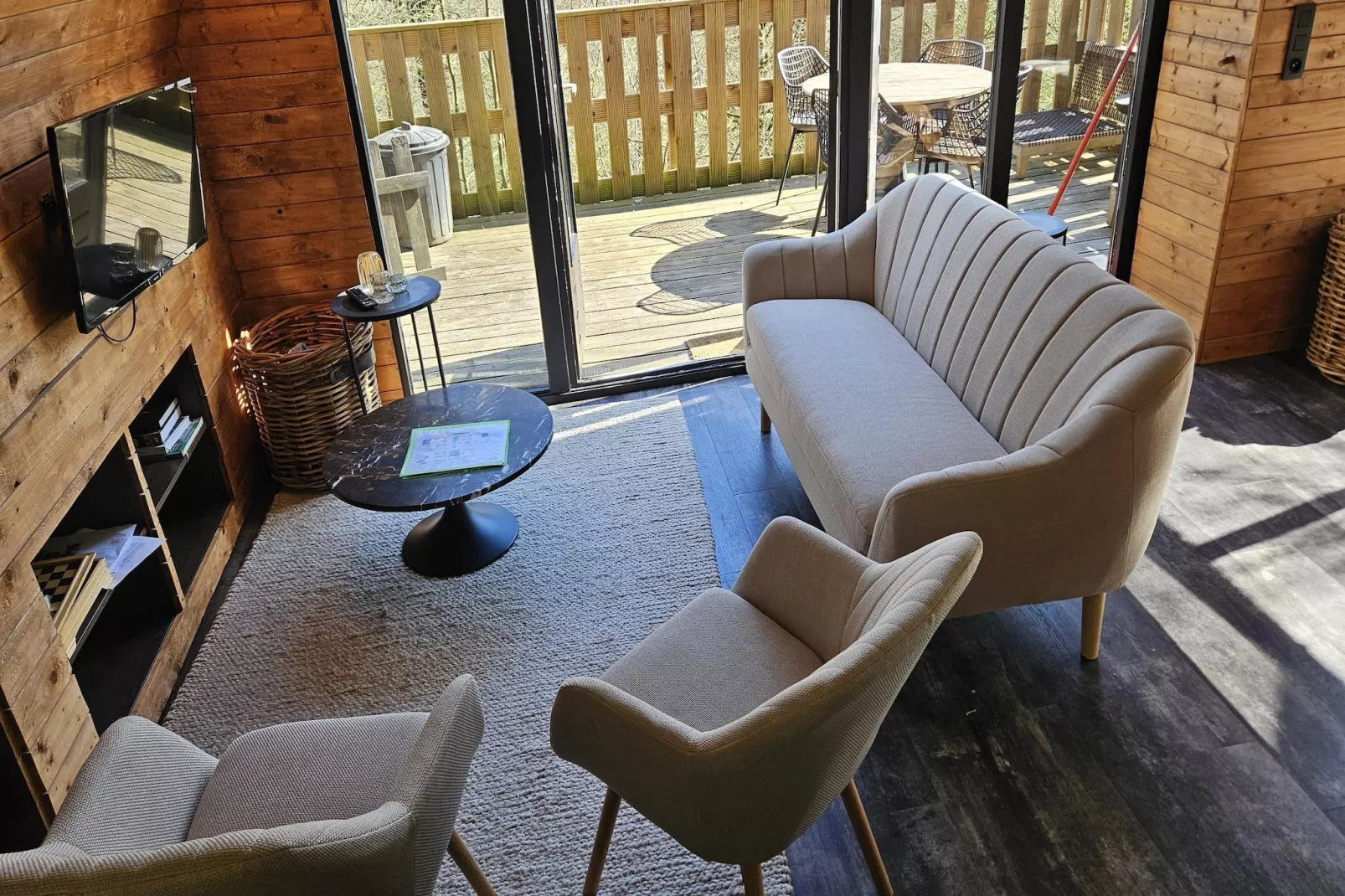 Chalet no 209-Woonkamer