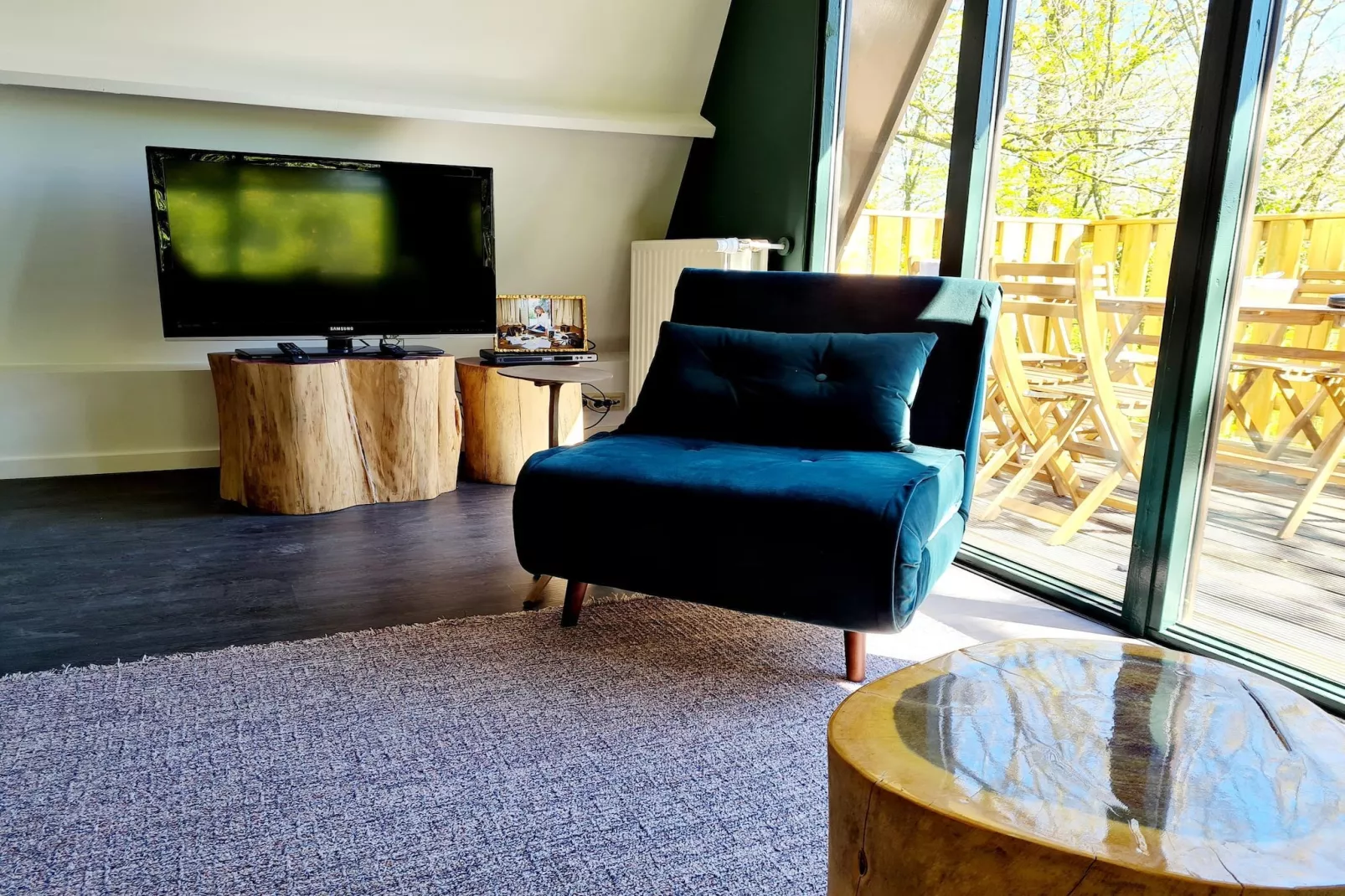 Chalet no 80-Woonkamer