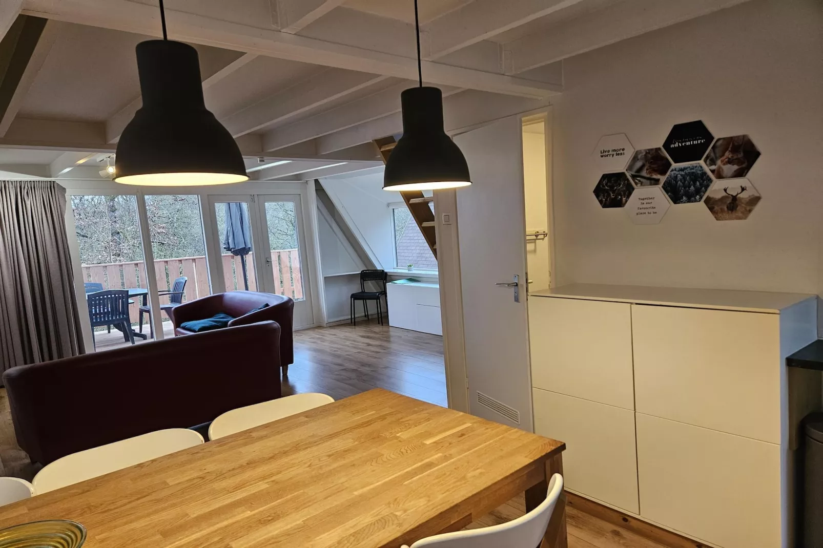 Chalet no 89-Woonkamer