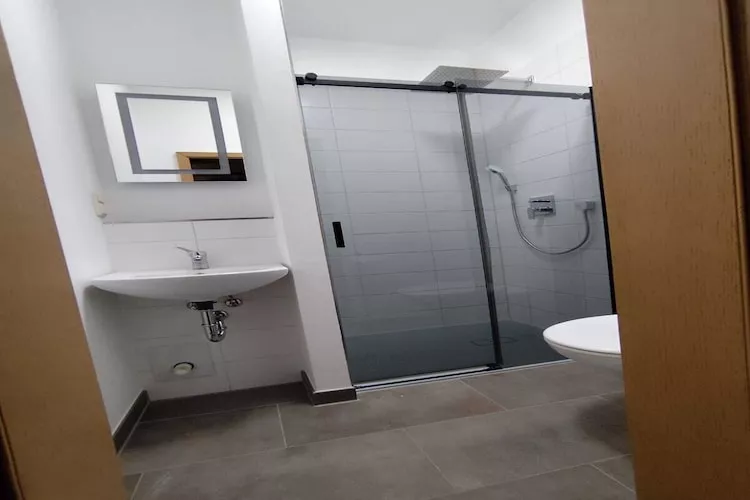 Ferienwohnung am Aubach-Badkamer