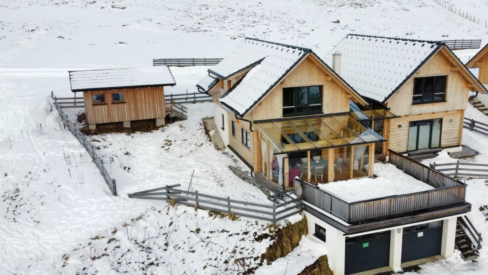 Designchalets Falkertsee-Exterieur winter