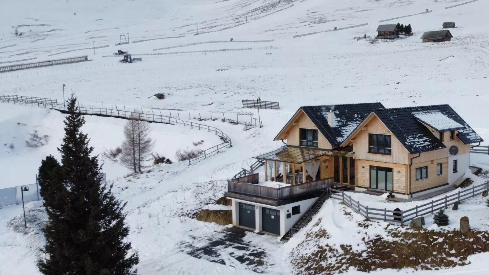 Designchalets Falkertsee-Exterieur winter