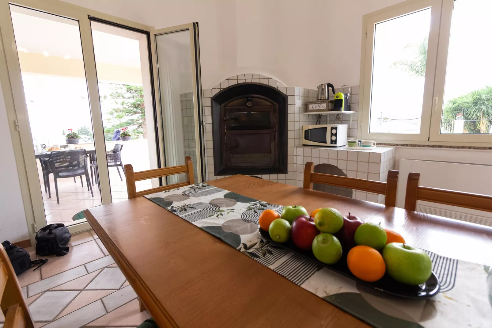 Villa Ninfa-Eetkamer