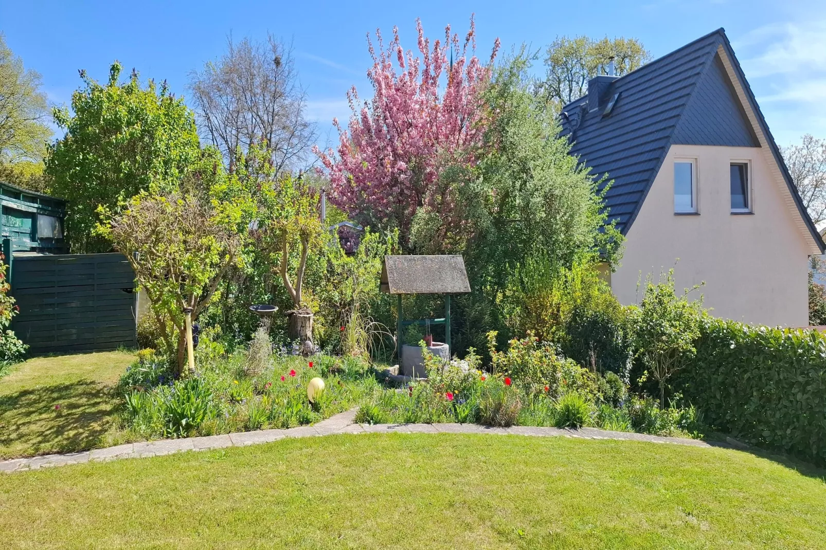 Ferienhaus in Kröpelin-Tuinen zomer