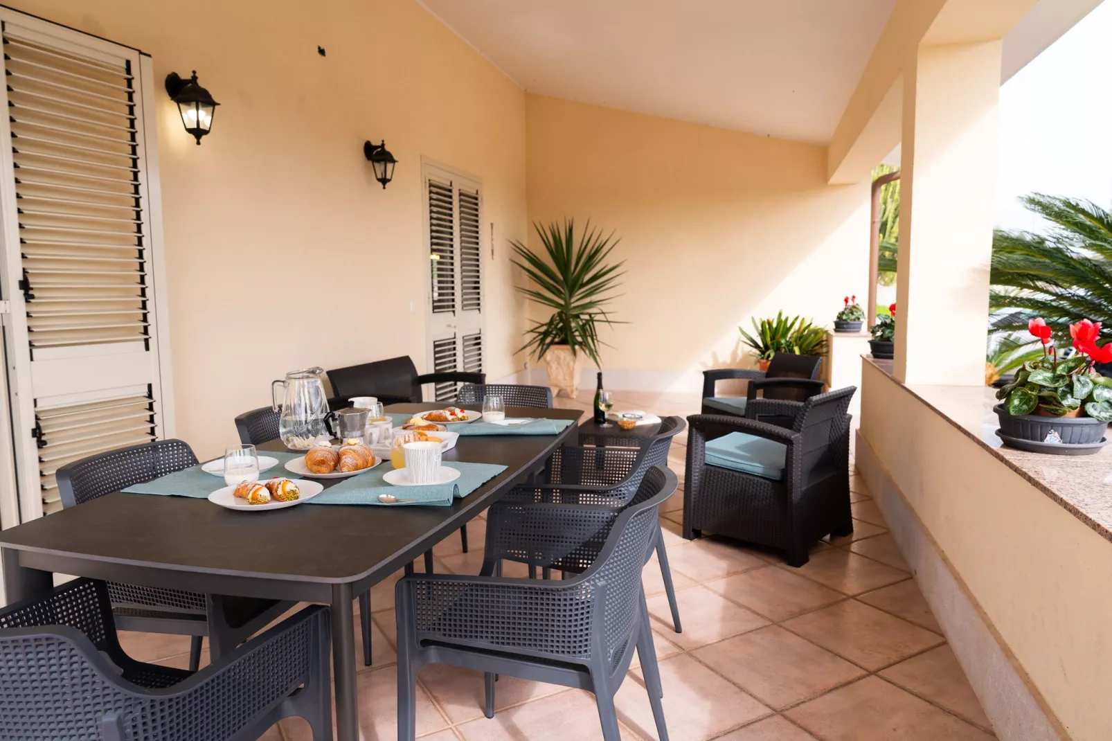 Villa Ninfa-Terrasbalkon