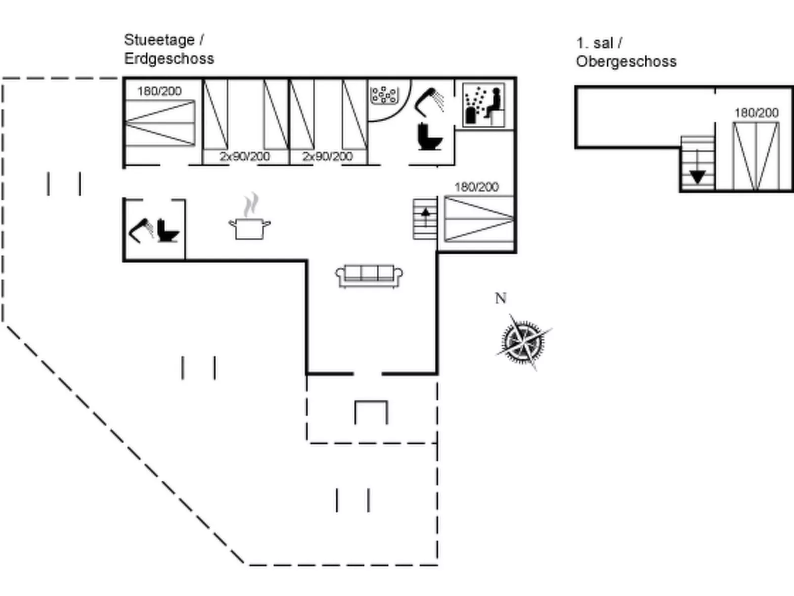 "Erle" - 830m from the sea