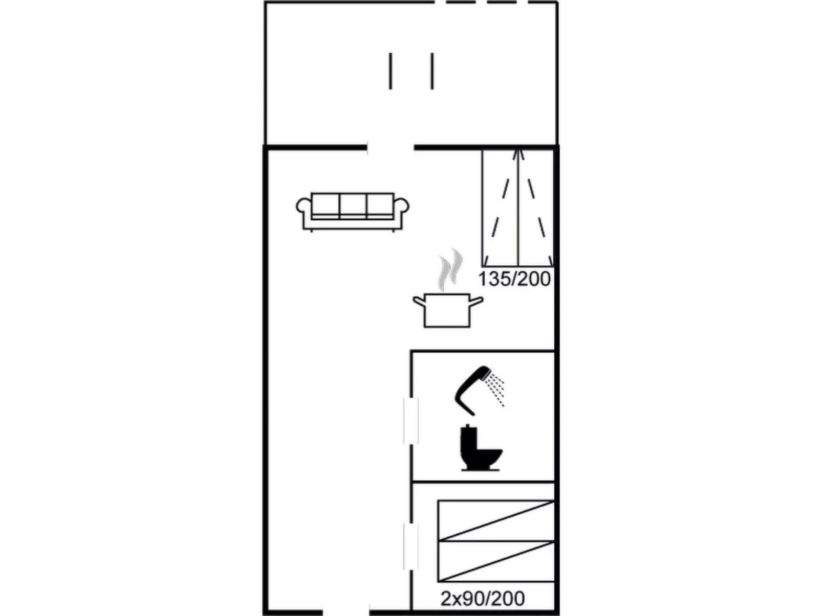"Asfrid" - 80m from the sea-Binnen