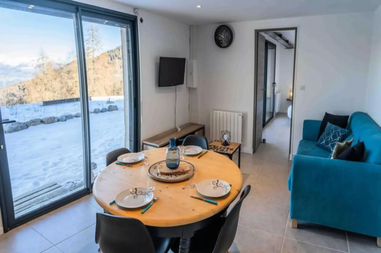 Résidence Pramouton-Eetkamer