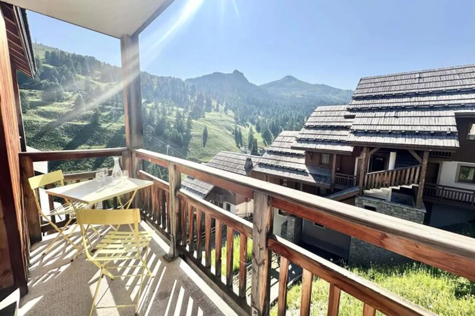 Résidence Le Hameau Des Rennes - Terrasbalkon