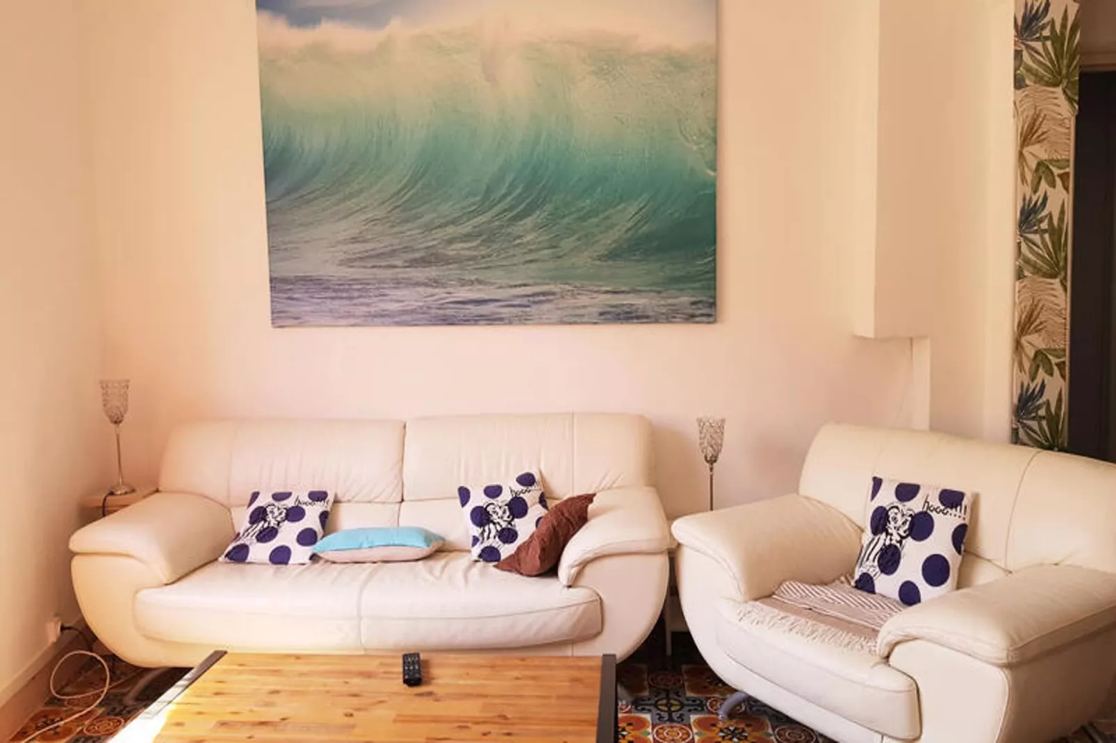 Résidence Comete-Woonkamer