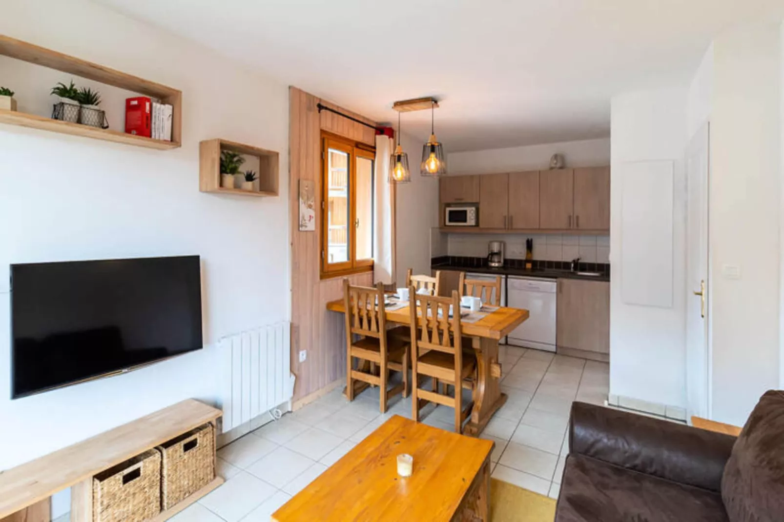 Résidence Le Balcon Des Airelles-Eetkamer