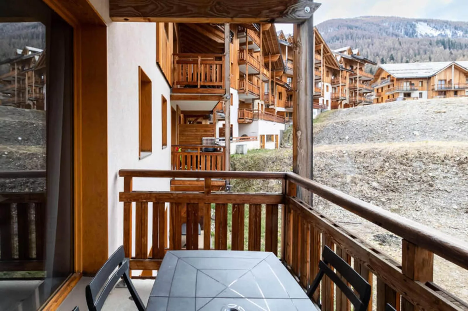 Résidence Le Balcon Des Airelles-Terrasbalkon