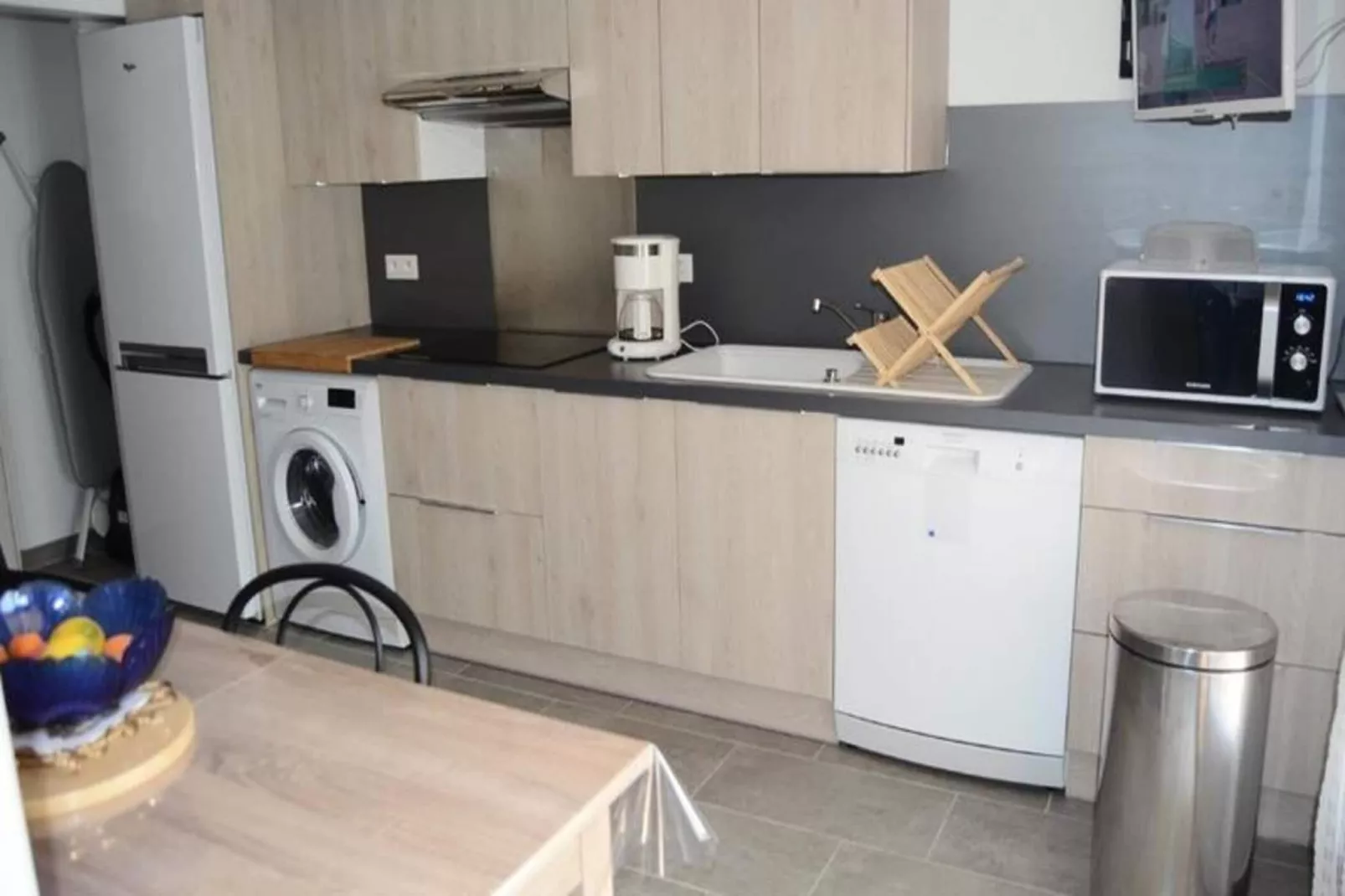 Résidence Maisons De La Plage-Keuken